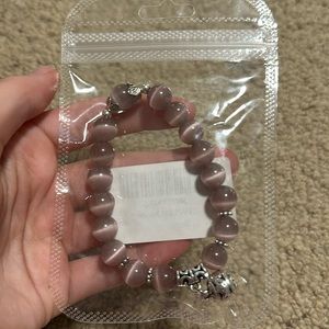 Purple Crystal Charm Bracelet!